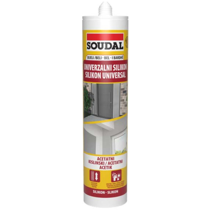 SOUDAL UNIVERZALNI SILIKON_PROZORNA_280m slika