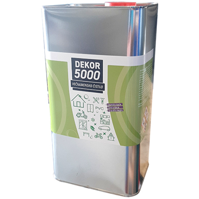 DEKOR 5000 čistilo_5L - KOVINSKA slika